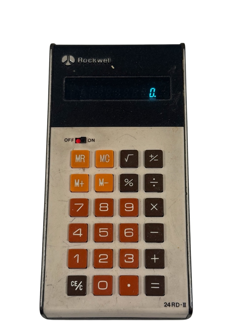 Rockwell 24RD-II Vintage Portable Calculator ~ WORKS